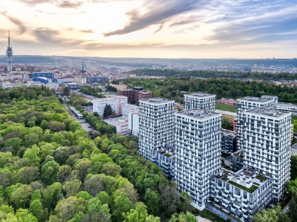 Prague apartment in residential tower · parking - photo 10