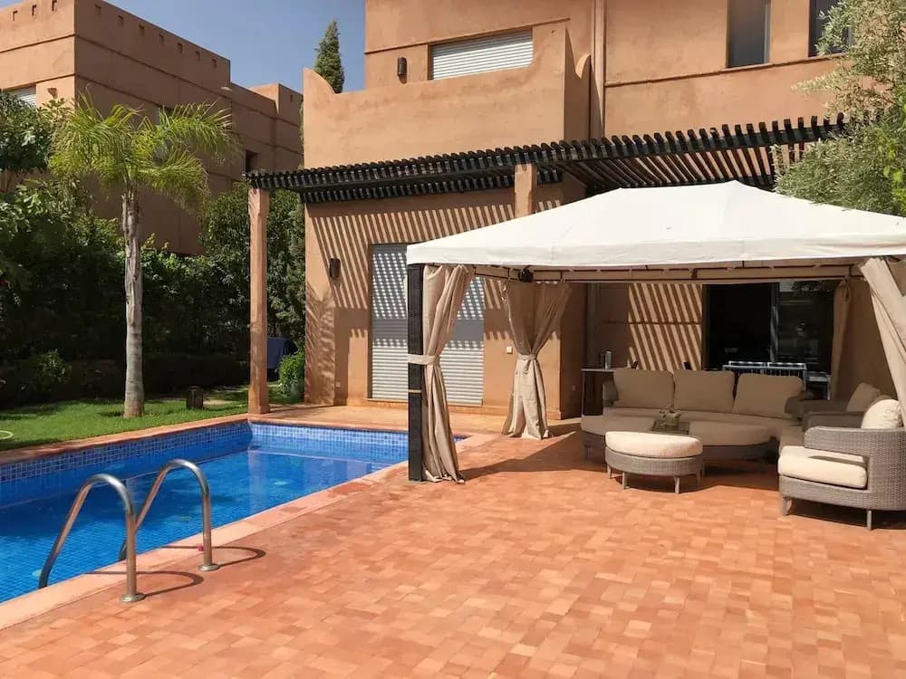Villa With 3 Bedrooms in Marrakesh, With Wonderful Mountain View, Private Pool, Enclosed Garden - 30 km From the Slopes - photo 12
