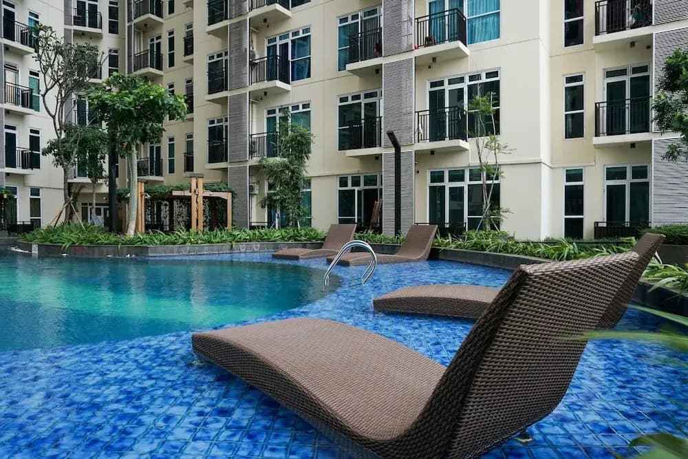 Minimalist and Relaxing 1BR Apartment at Puri Orchard - photo 22