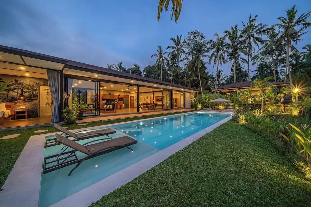 Xanadu - 5BR Ubud Designer Villa, Pool with Rice Fields Views - photo 42