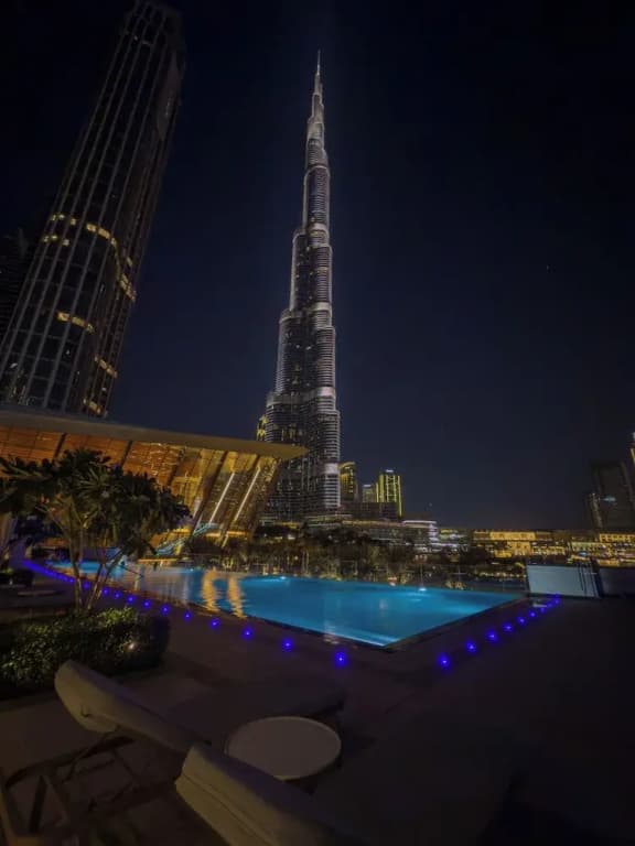 Full Burj Khalifa & Fountain View | Living & Bed - photo 15