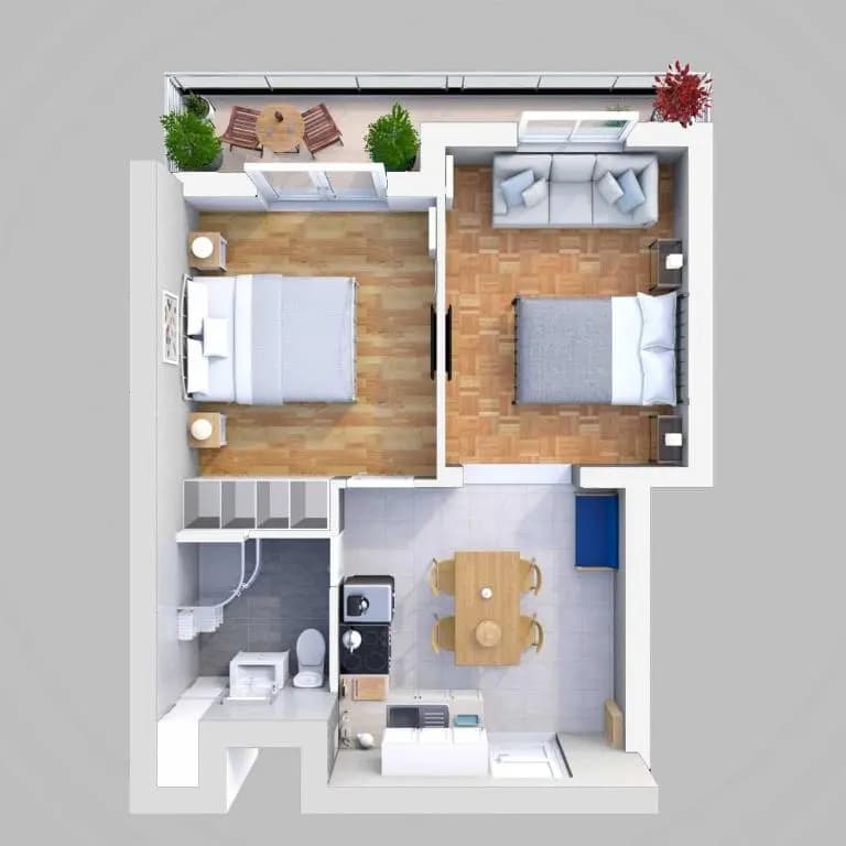 Modern flat next to Acropolis Museum - photo 2