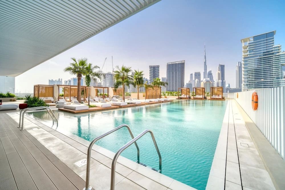 Chic Studio w Burj Khalifa View Balcony - photo 9