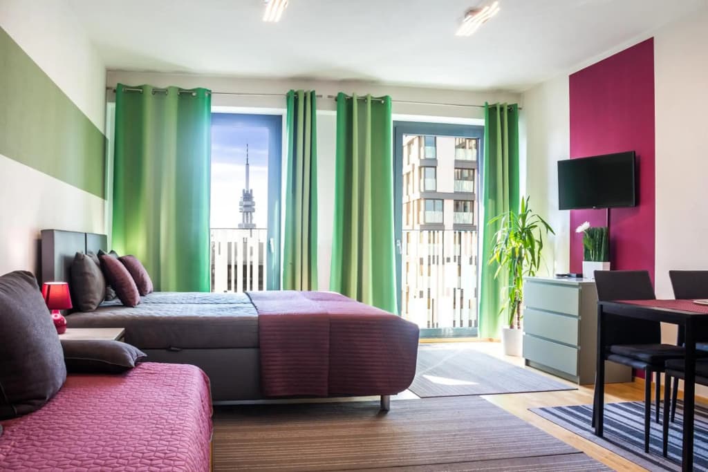 Prague apartment in residential tower · parking - photo 4