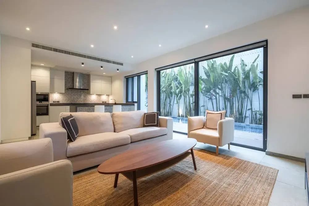 Monochrome designer pool Villa - photo 19