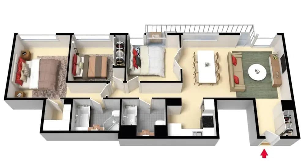 Spacious 3-bed Unit in Melbourne CBD w/ Pool & Gym - photo 17