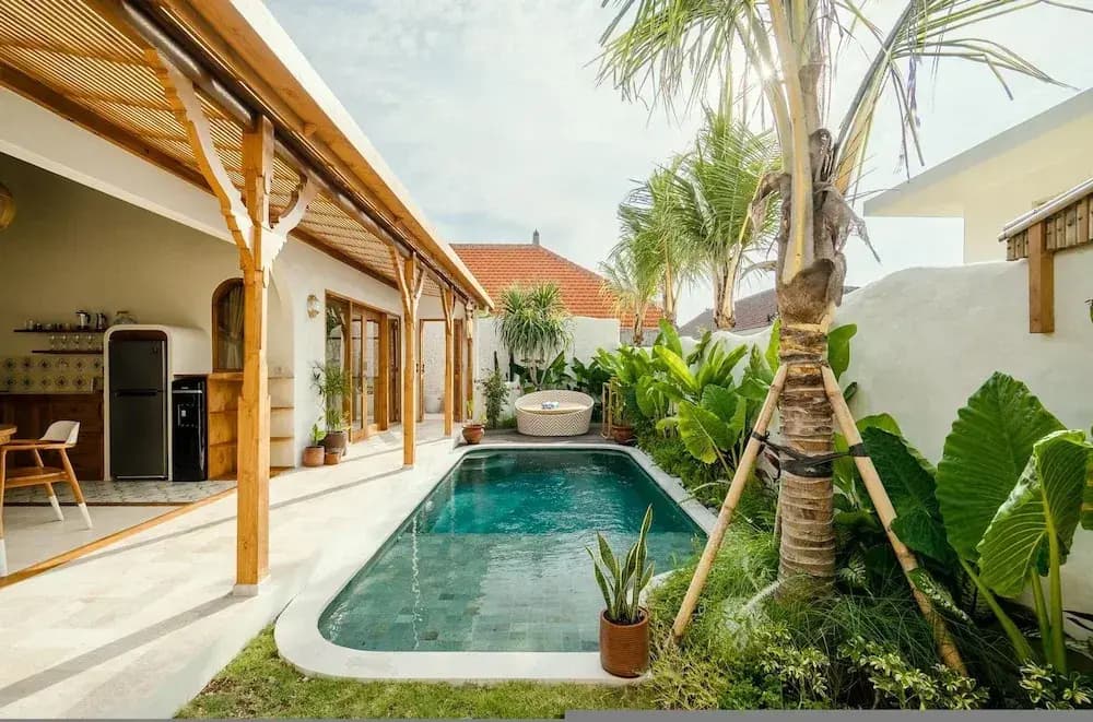 Villa Canggutopia 1 by Alfred in Bali - Tropical Hideaway 1BR Pool Villa Prime Location Canggu Beach - photo 1