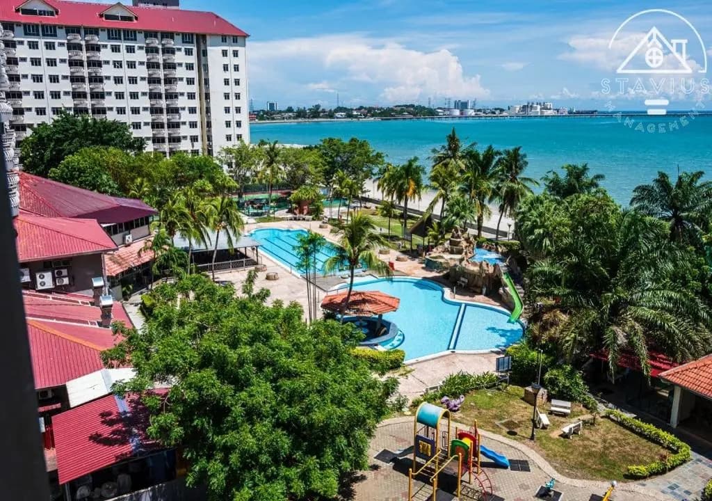Port Dickson 6pax 2BR Glory Beach Resort Seaview - photo 12