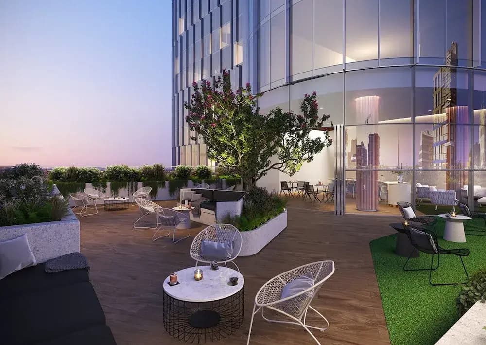 Chic 1-bed With Parking, Gym, Pool & City Views - photo 16