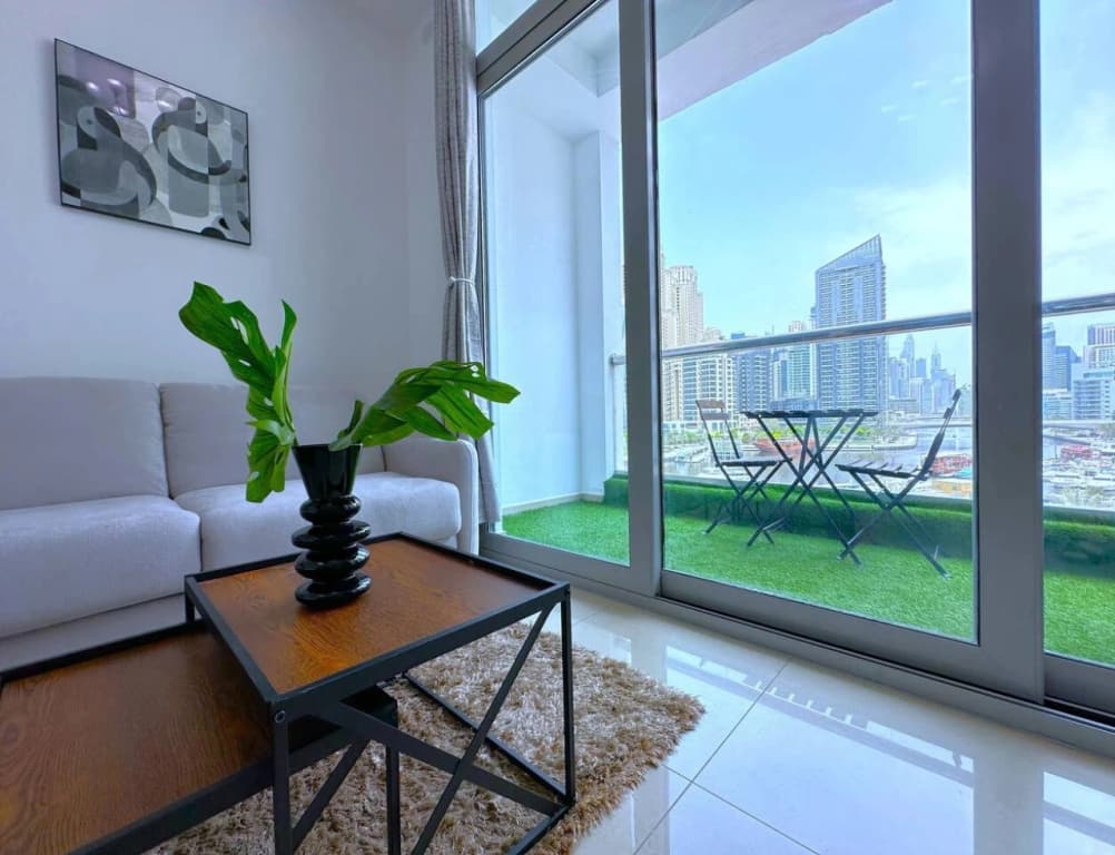 Marina View Studio | New | Balcony | Near Beach Flat - photo 9