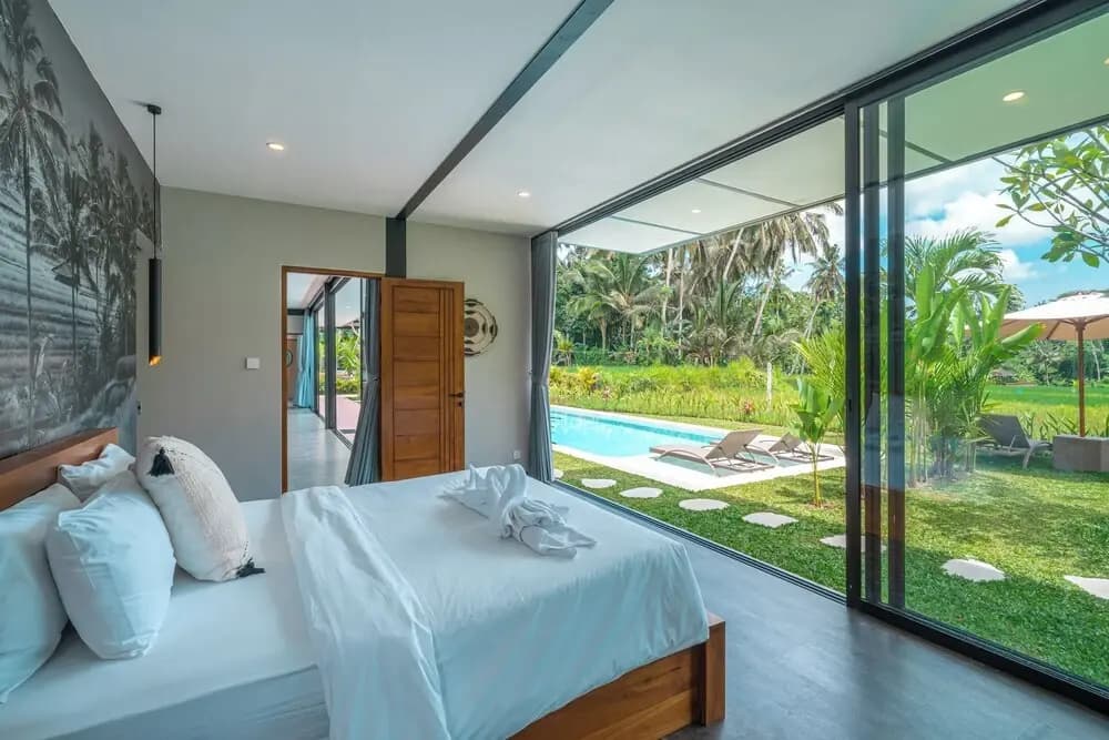 Xanadu - 5BR Ubud Designer Villa, Pool with Rice Fields Views - photo 9