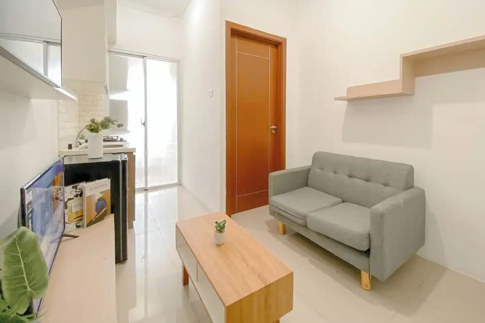 Simple Grey 1Br At Vittoria Residence Apartment - photo 8