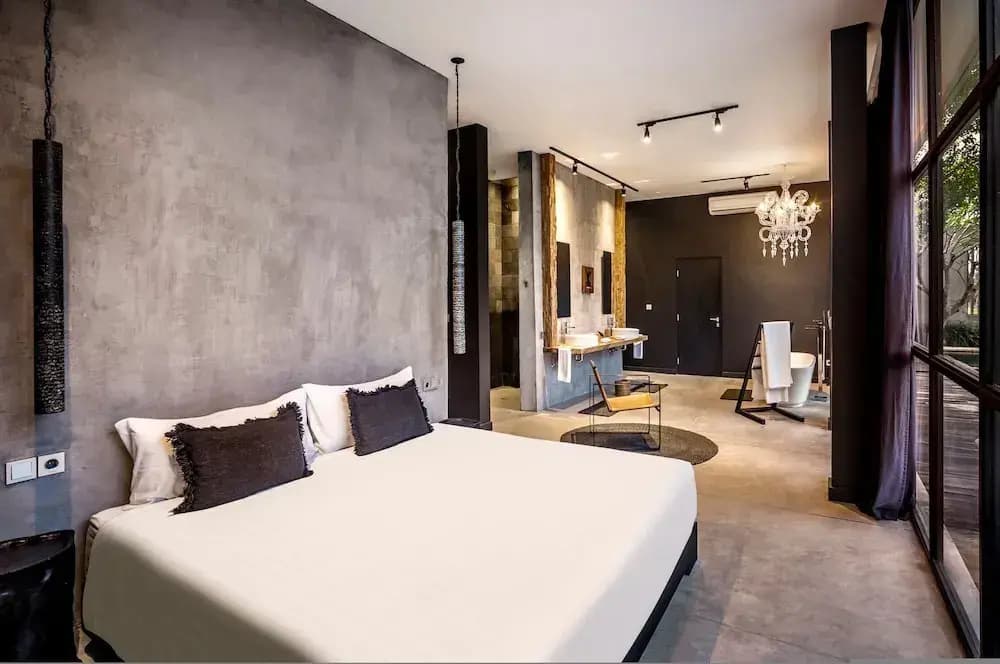 Loft Volcano by Alfred in Bali - Stylish 2 BR Loft w Pool Garden Ricefields View - photo 5
