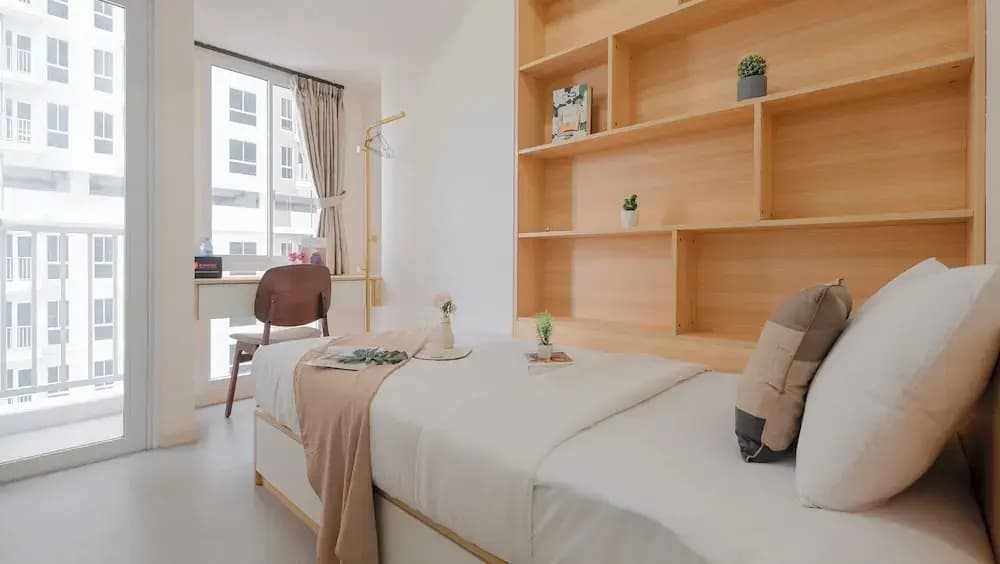 Restful And Minimalist Studio Room Tokyo Riverside Pik 2 Apartment - photo 4