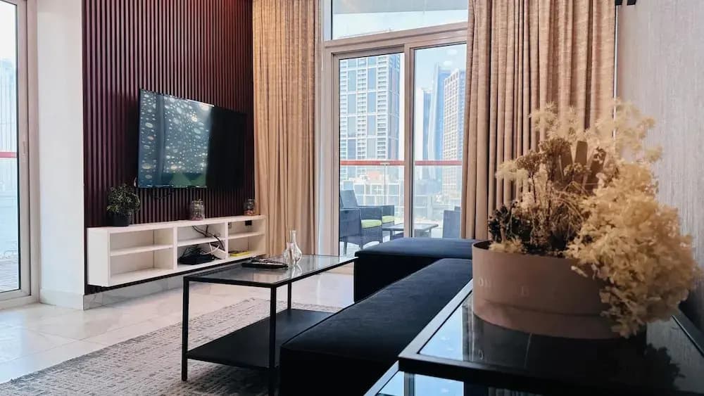 Premium 2 Bedroom with Burj Khalifa and Canal view in Millennium Binghatti Residence - photo 1