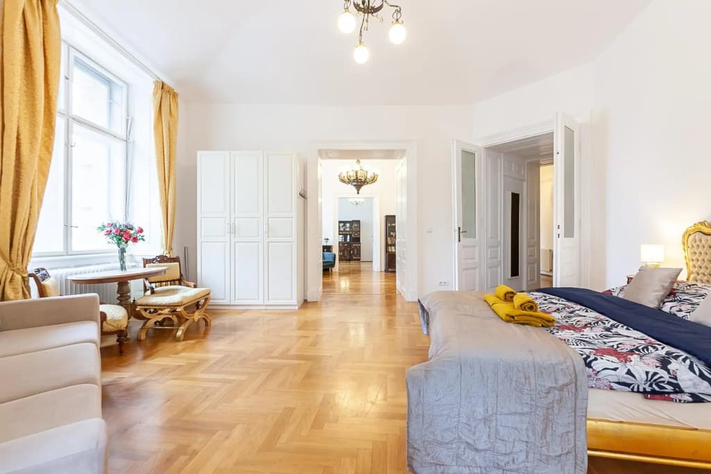 Royal Apartment by Charles Bridge view of Saint Nicholas Church - photo 45