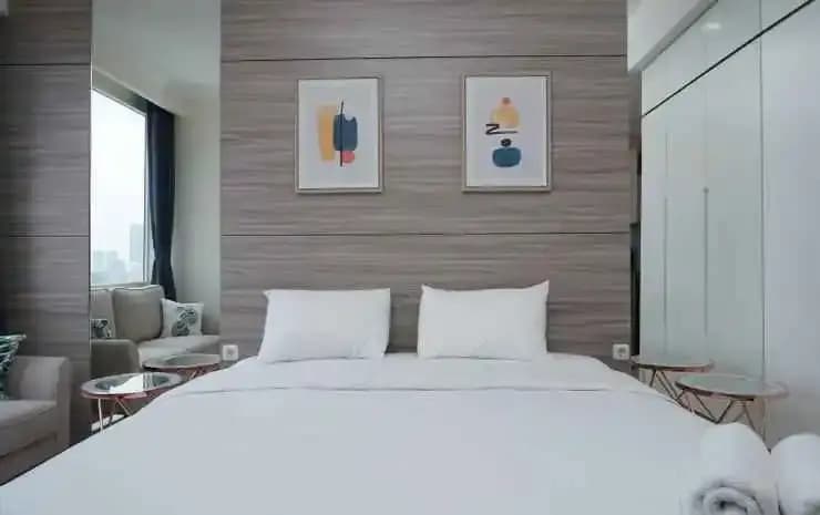 Homey and Tranquil Studio Menteng Park Apartment By Travelio - main photo