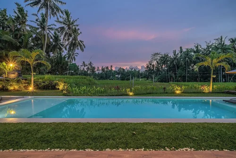 Xanadu - 5BR Ubud Designer Villa, Pool with Rice Fields Views - photo 44