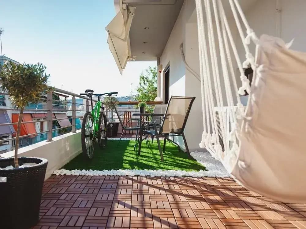 Modern Athens Flat / 5minmetro / Balcony - photo 3