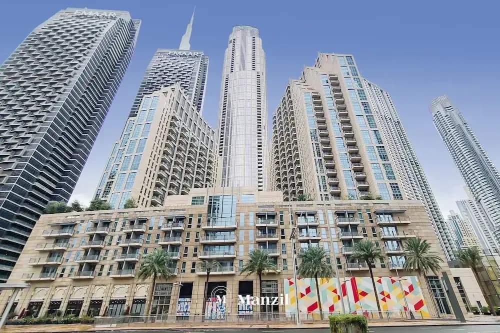 Manzil -Cozy 1BR Apt w/ Downtown Skyline Burj View - photo 1