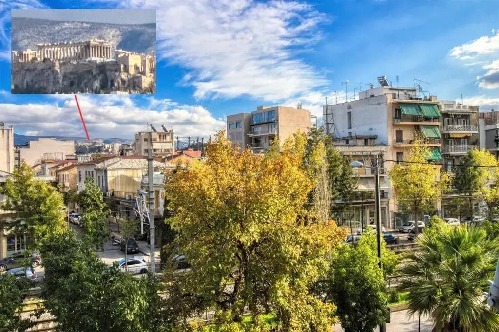 Gazi apartment with Acropolis views - main photo