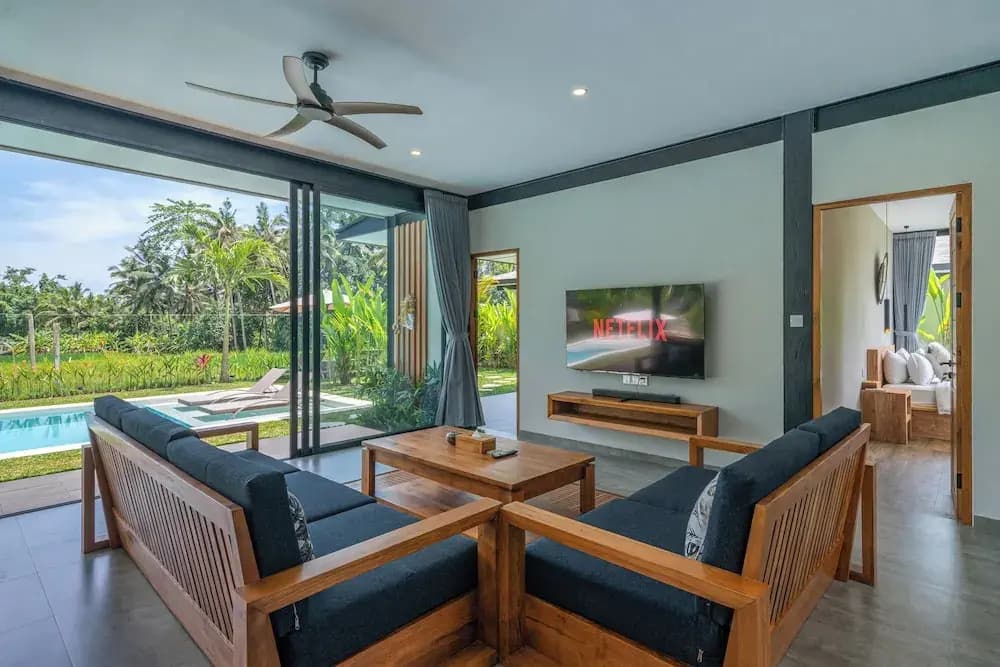 Xanadu - 5BR Ubud Designer Villa, Pool with Rice Fields Views - photo 20