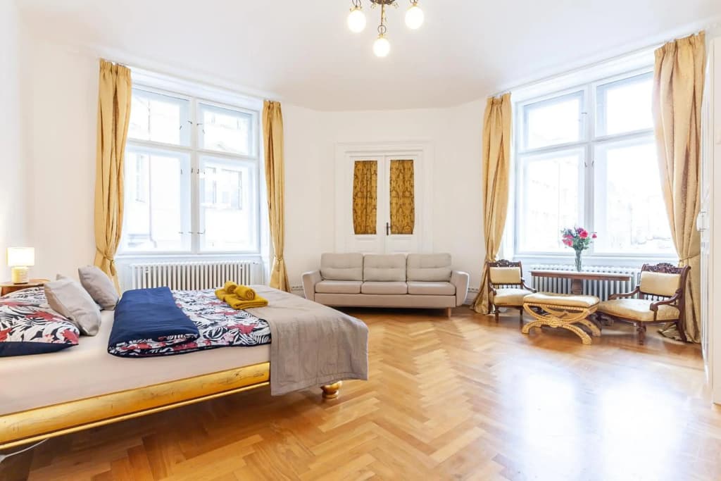 Royal Apartment by Charles Bridge view of Saint Nicholas Church - photo 10