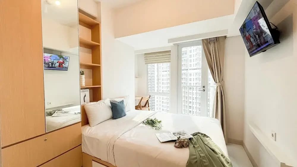 Minimalist Look Studio Near Tokyo Hub At Tokyo Riverside Pik 2 Apartment - photo 3