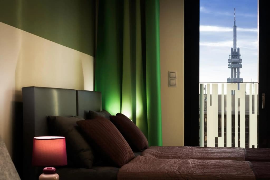 Prague apartment in residential tower · parking - photo 3