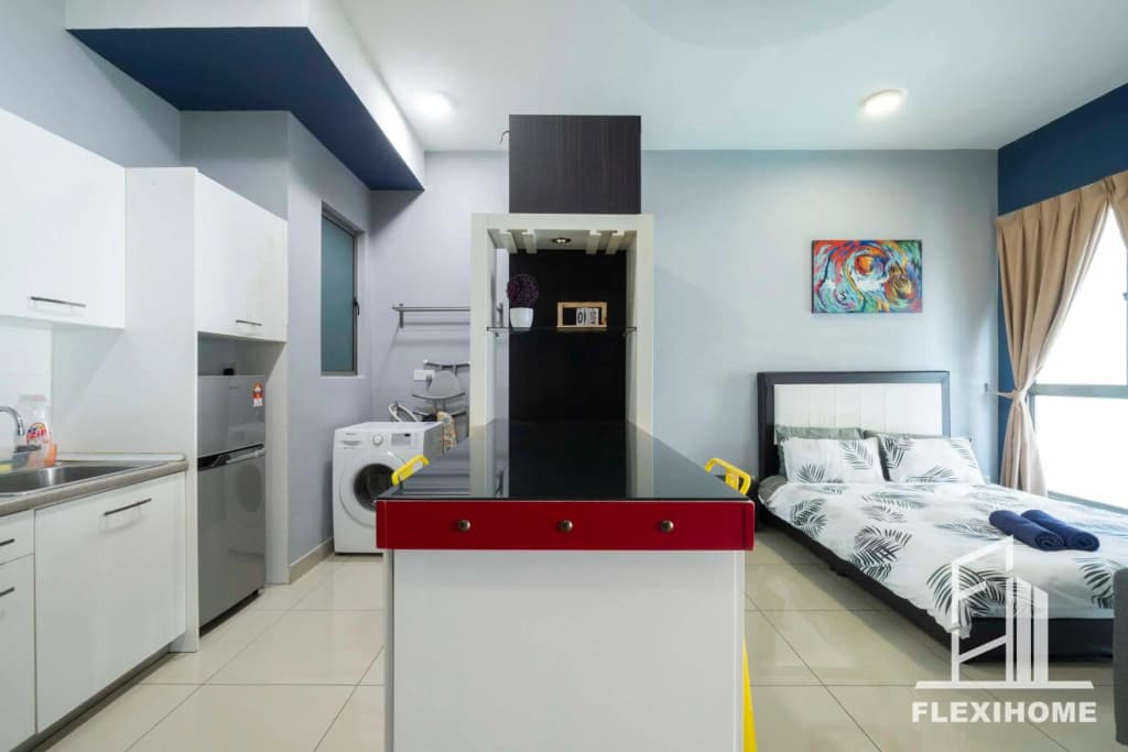 Colour-Theme Designed, Private Studio Home, Cybersquare 27B Cyberjaya, Flexihome-MY - photo 12