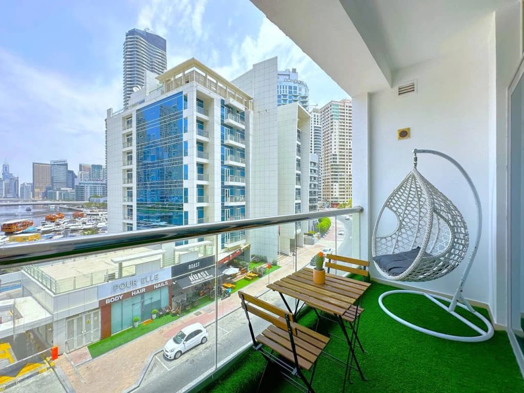 Marina View Studio | New | Balcony | Near Beach Flat - photo 7