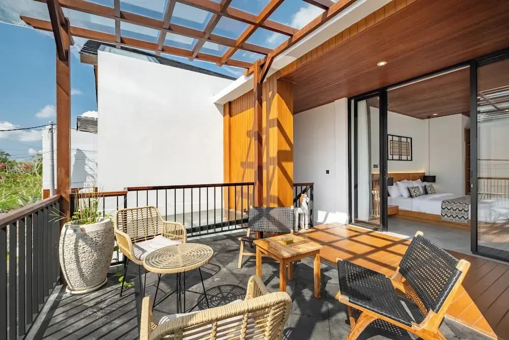 2BR Private Pool Villa in Ubud, Balcony View - photo 11