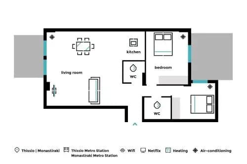 Stylish and Spacious 2BD - Thiseio by UPSTREET - photo 17