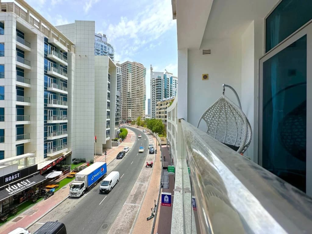 Marina View Studio | New | Balcony | Near Beach Flat - photo 19