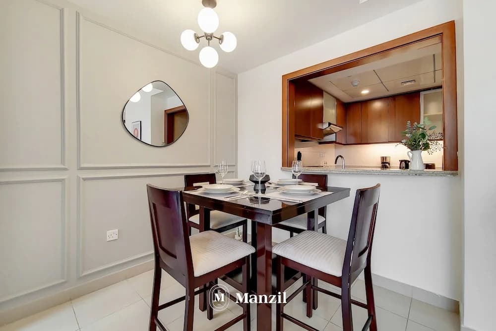 Manzil -Cozy 1BR Apt w/ Downtown Skyline Burj View - photo 10