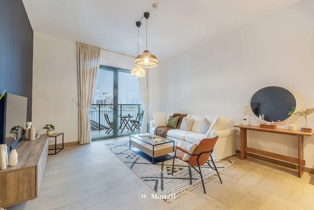 Manzil - 1BR | Near La Mer Beach | Pool & Sea View - photo 1