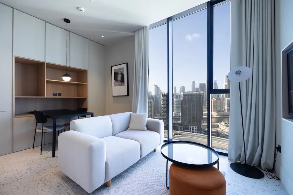 Modern Studio at Upside Living With Burj Views - Business Travelers - photo 4