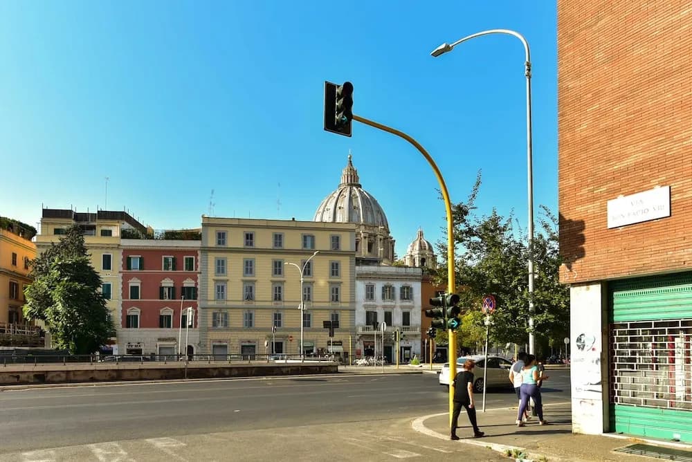 Red & White Vatican Apartment - main photo