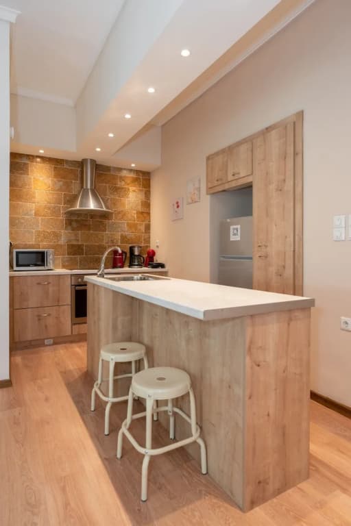 Contemporary Apartment made of Wood and Stone - photo 18