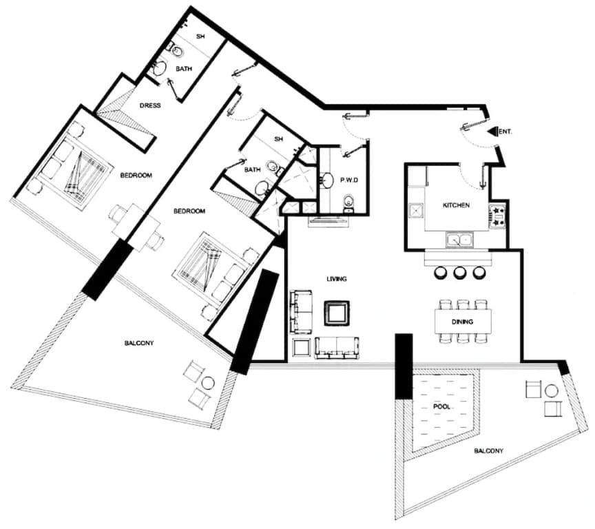 LUX  The Phantom Sky Pool Suite - photo 9