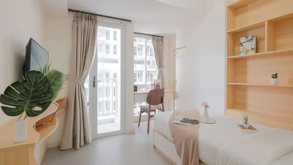 Restful And Minimalist Studio Room Tokyo Riverside Pik 2 Apartment - photo 6