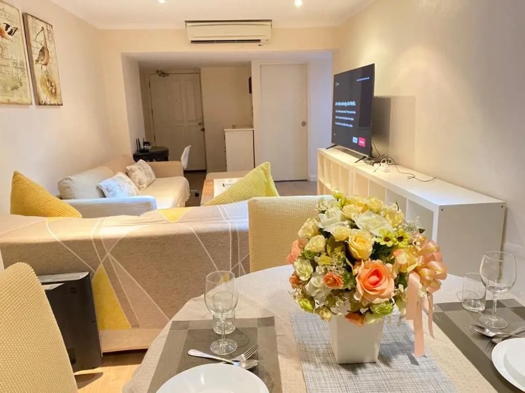 cozy apartment central bangkok 25th floor beautifull balcony - photo 8