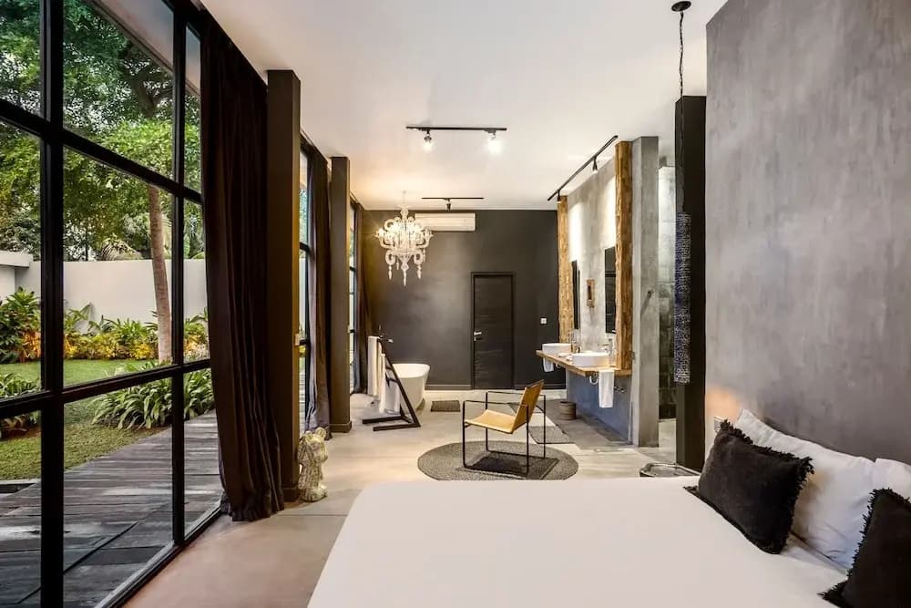 Loft Volcano by Alfred in Bali - Stylish 2 BR Loft w Pool Garden Ricefields View - photo 6