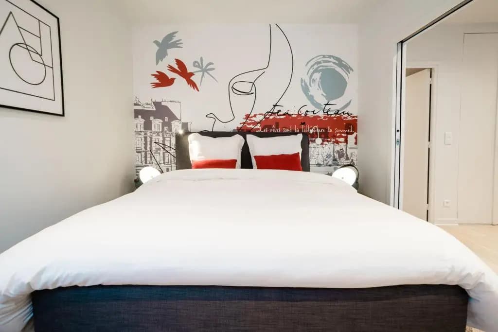 SUITE COCTEAU : au cœur de la Rive Gauche, neuf, design, 2/4/6 personnes - photo 4