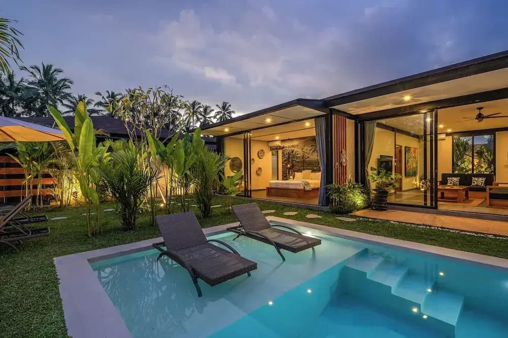 Xanadu - 5BR Ubud Designer Villa, Pool with Rice Fields Views - photo 45