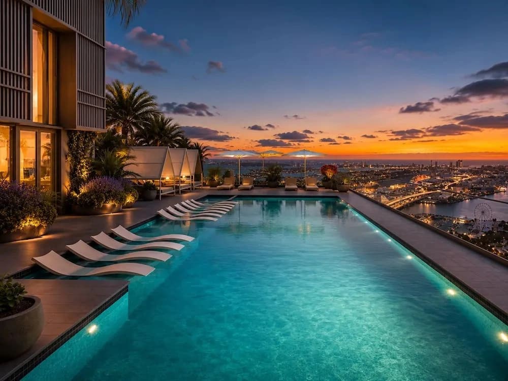Sky Studio 34 Rooftop Pool Panoramic Views - photo 10