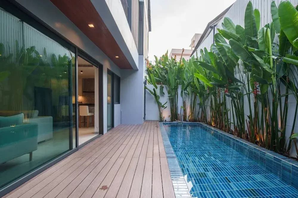 Monochrome designer pool Villa - photo 9