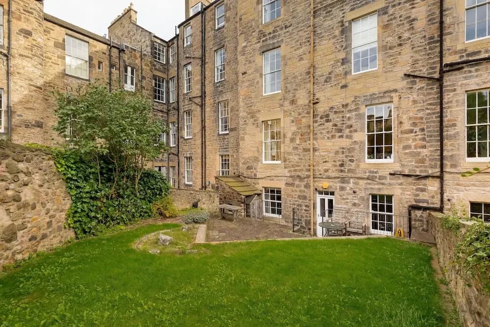 Classic Main Door Entry 2-bedroom New Town Apartment with Garden - main photo