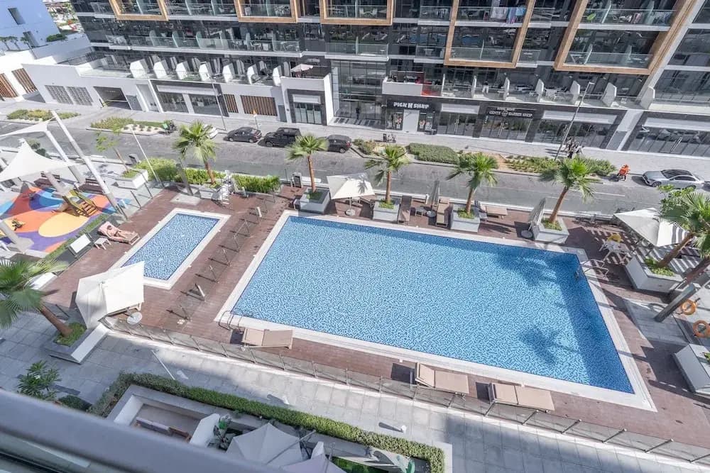 Peaceful Studio in Azizi Riviera 38 With Pool View - photo 14