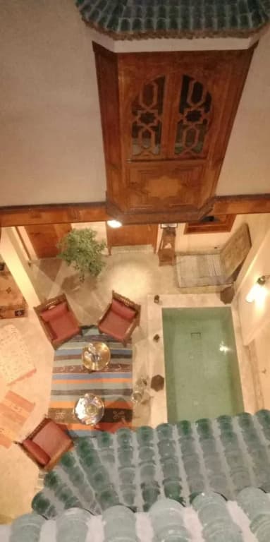 "room in Guest Room - Riad Lakouas Triple Room With Pool View" - photo 8
